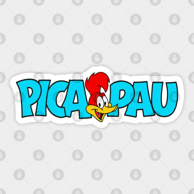 Pica Pau Woodpecker Clássico Desenho Animado Sticker by GoneawayGames